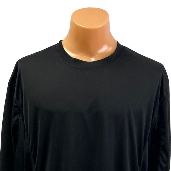 SP Active Mens 3XB Fitted Short Sleeve Crew Neck Polyester Athletic Tee Shirt - Picture 2 of 4